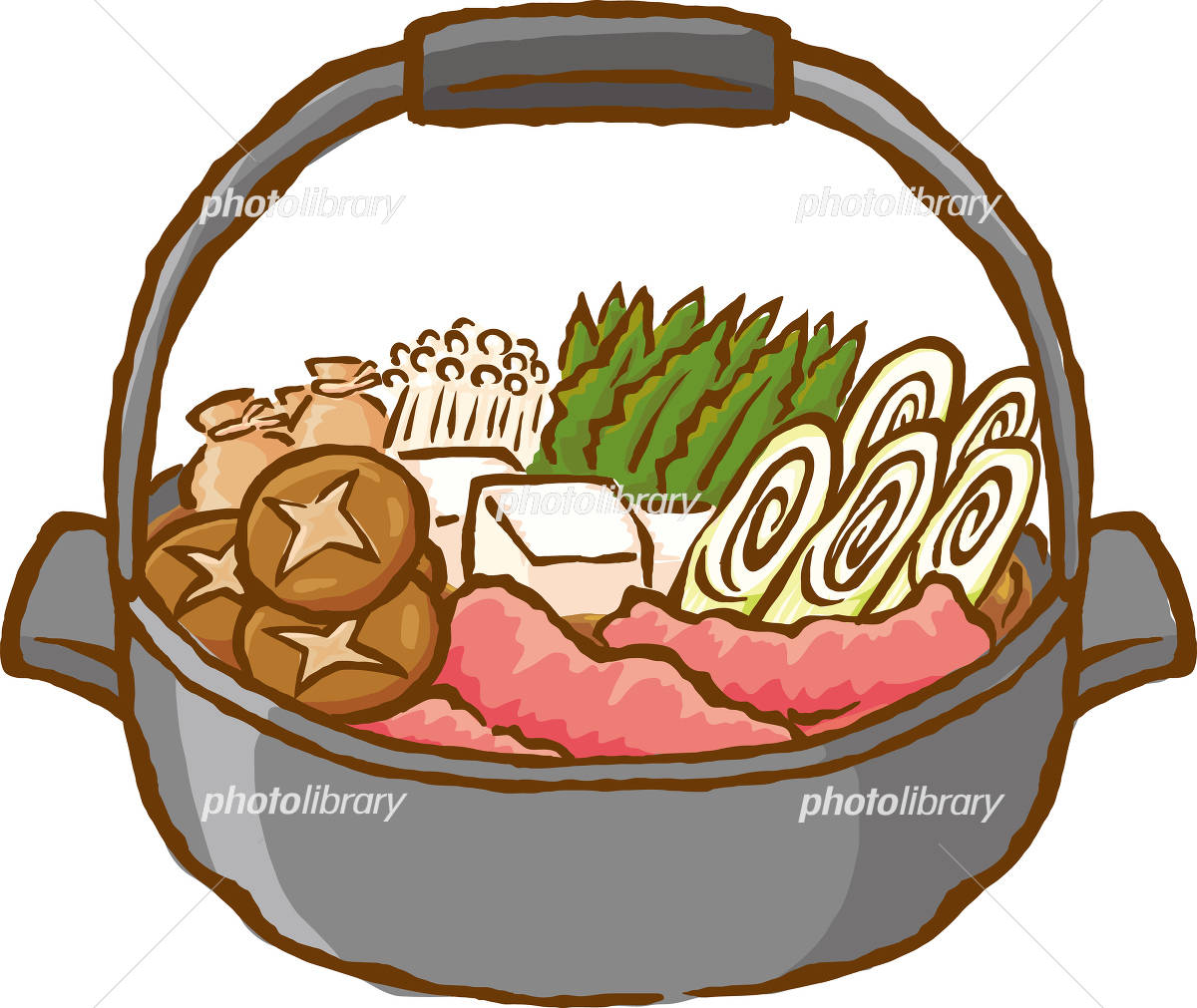 すき焼き イラスト イラスト素材2462482- フォトライブラリ