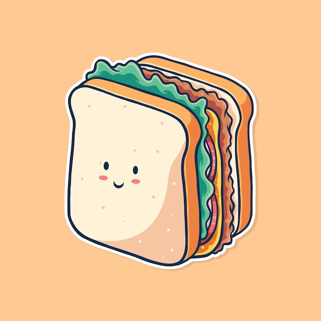 パン サンドイッチ のイラスト素材商用可能な無料 フリー のイラスト素材ならストックマテリアル