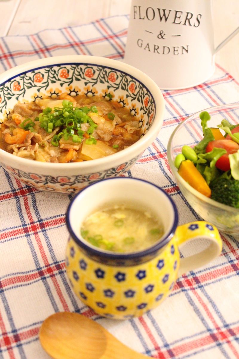 白だし風味の中華丼