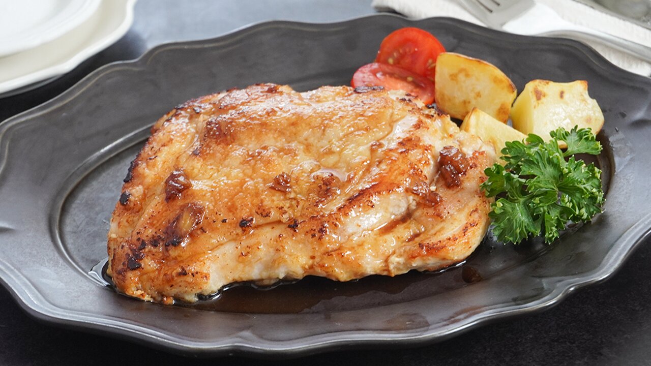 ブライン液で鶏むねがしっとりやわらか～ポン酢マヨ