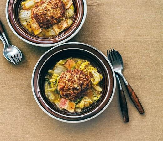 ふんわりハンバーグ&白菜のトマト煮込み♡ by noripetitクックパッド簡単おいしいみんなのレシピが392万品