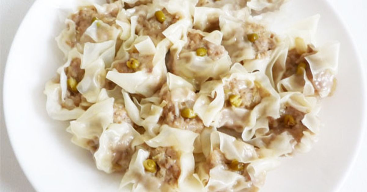 蒸し器なしでシュウマイ