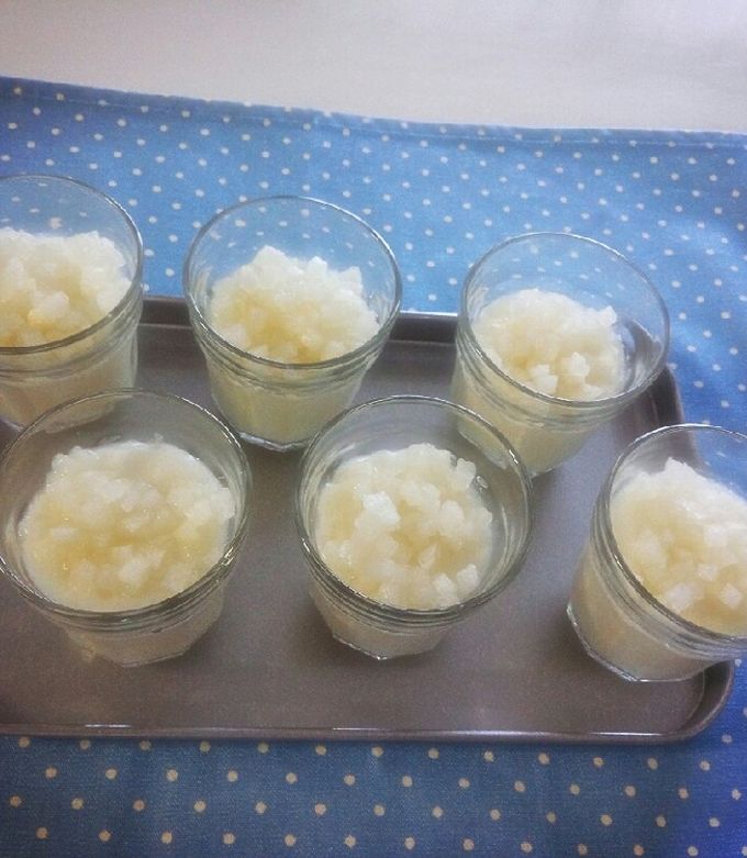 簡単 梨のシャーベット