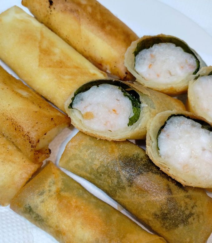 えび☆はんぺんの春巻き