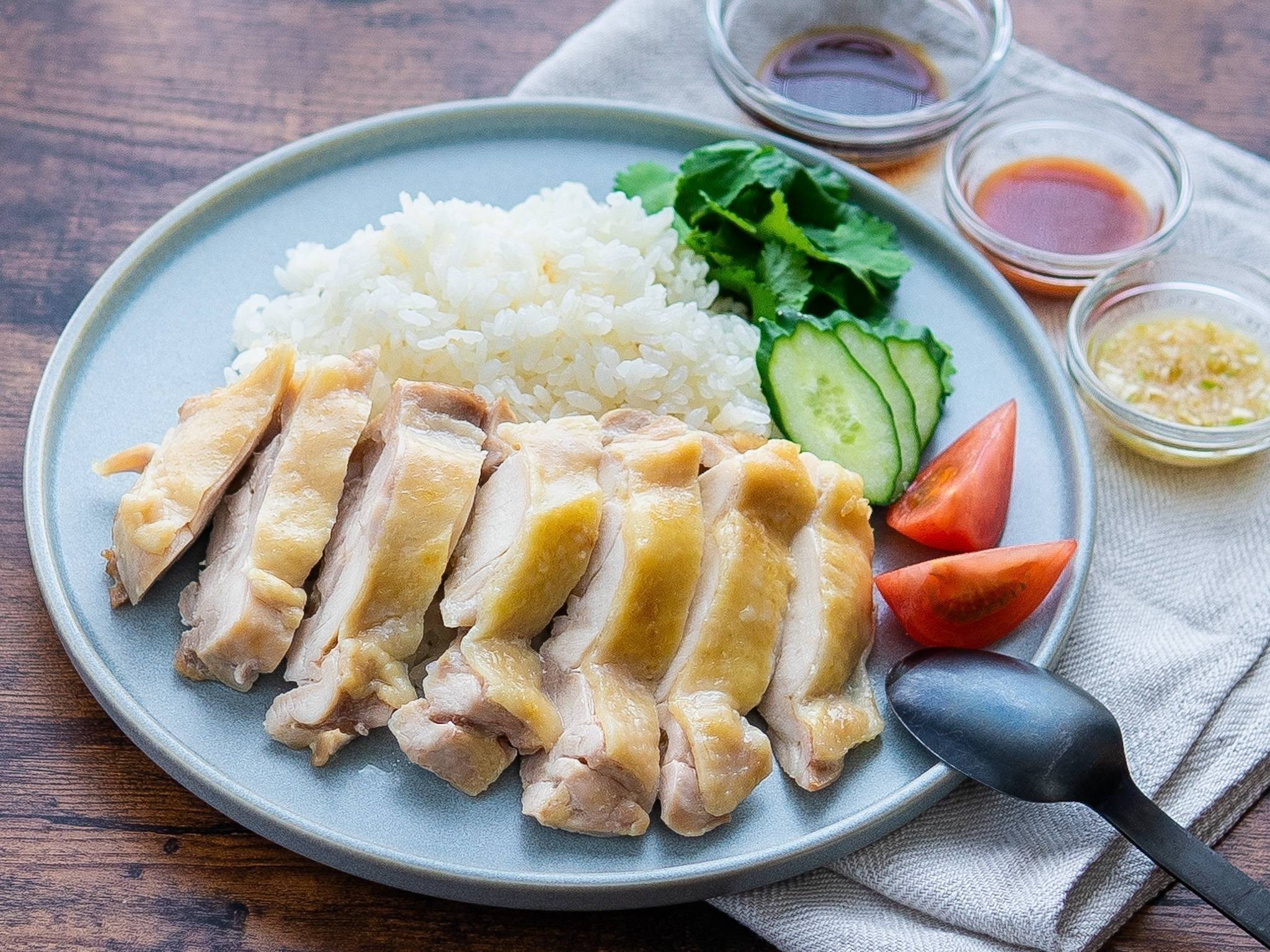 照り焼きチキン・サフランライス