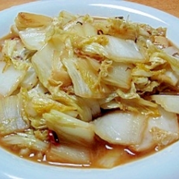 ホンマ簡単。白菜だけ炒め by バニラ・ノブクックパッド簡単おいしいみんなのレシピが392万品