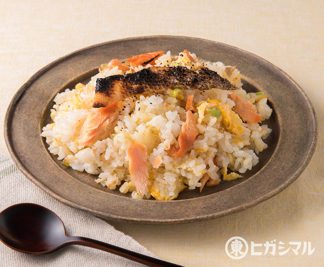 鮭と長いものチャーハン