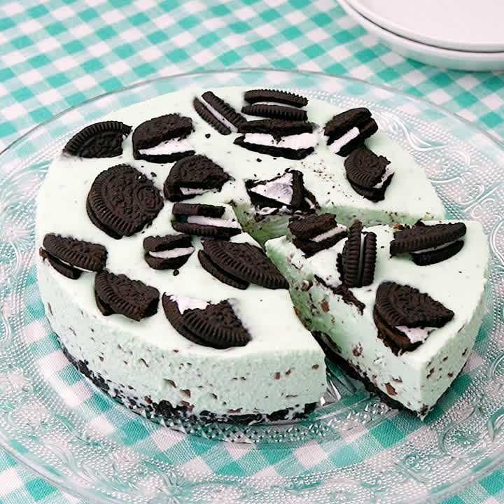 ゼラチンなし！とろけるオレオチーズケーキ