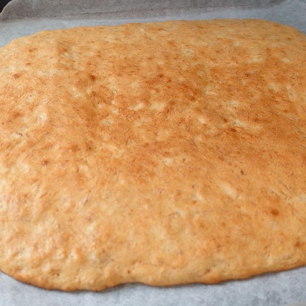 型なし簡単♪ キャラメルバナナの天板ケーキ