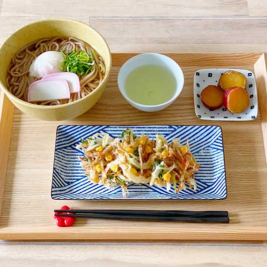 献立 瓦そばと、焼き茄子と小松菜の胡麻和えと、じゃがいもと枝豆のサラダと。～謎多き白味噌＆豆味噌＆麦味噌～ : るぅのおいしいうちごはんPowered by ライブドアブログ