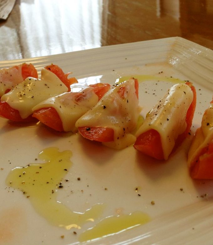 お洒落サラダと楽しい前菜