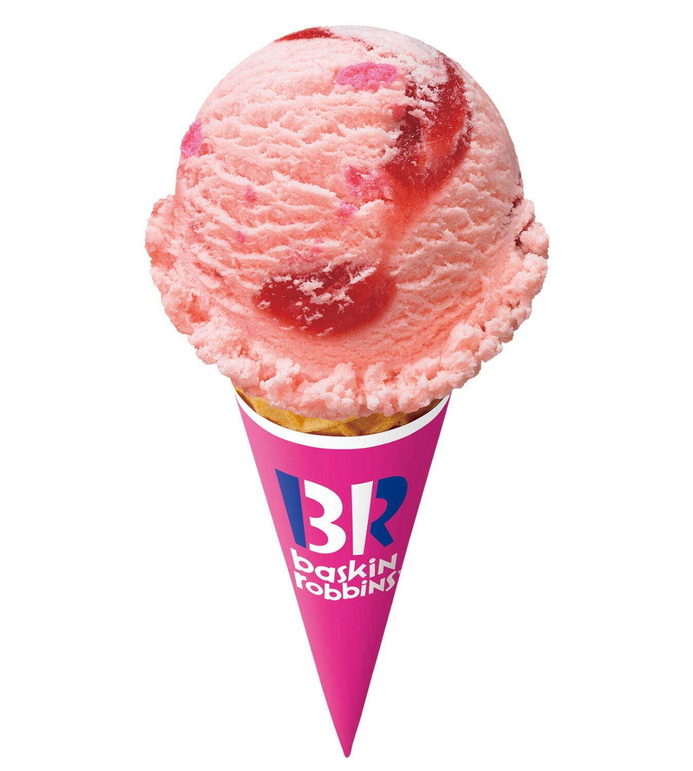 サーティワン新作「ストロベリー ピンク マカロン」アイスクリーム、苺マカロンの味わい＆食感を表現 - ファッションプレス