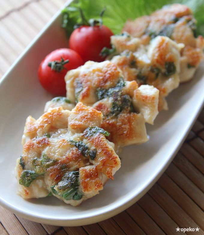 鶏むね肉のしそチーズの作り方 - ダイエットレシピ - パーソナルジムBASIS