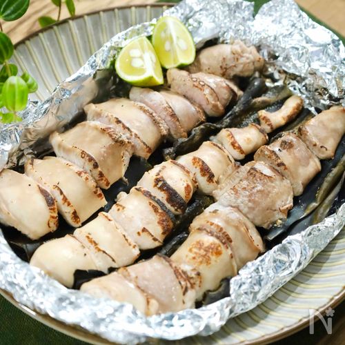 タラの白子 キク のバター炒め・下処理が大事