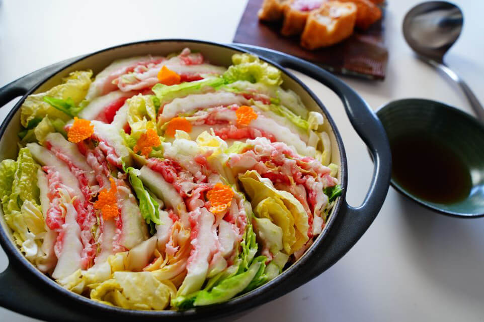 白だしで作る♪ 豚バラと白菜の簡単ミルフィーユ鍋