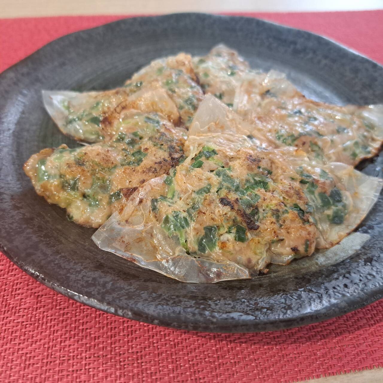 もどす手間なし簡単おいしー♡ライスペーパーde餃子