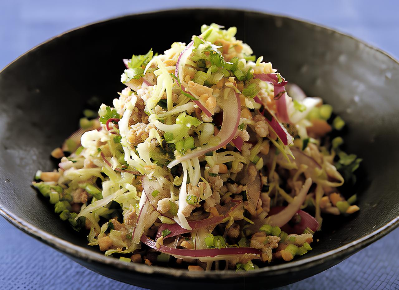 キャベツと長いもツナの和えサラダ