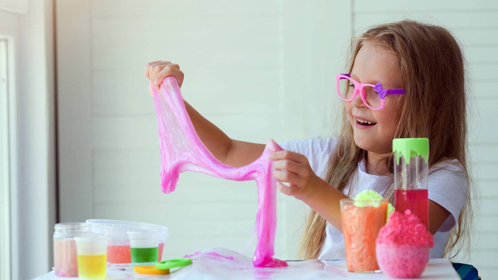 片栗粉スライム♪「清流の国」岐阜の放課後等デイサービス 短期入所・児童発達支援