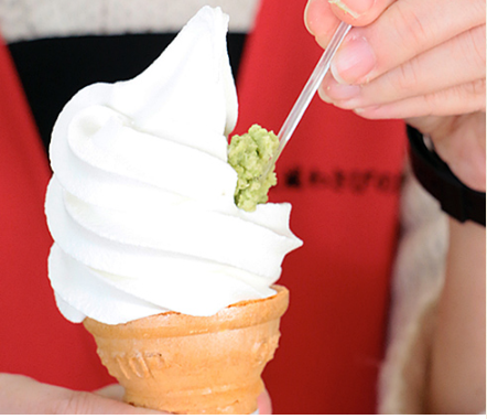 静岡trip わさびソフトクリーム♡レイニー・ホワイトさんの３６５日