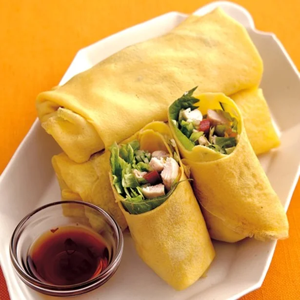 ふわふわ卵とシャキシャキレタスのマヨソテ