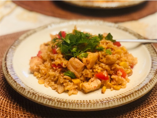 炊飯器でかんたん！ジャンバラヤ