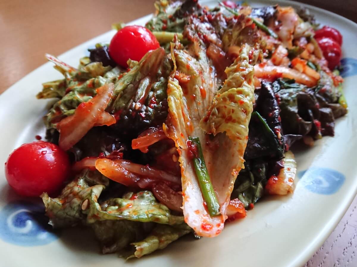 サニーレタスのシンプルサラダ 副菜