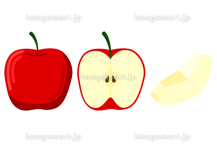 リンゴの形や断面図、解説を掲載している - 弘前経済新聞