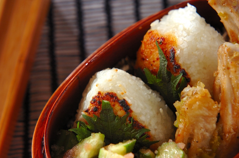 熟甘の大葉みそ焼きおにぎり