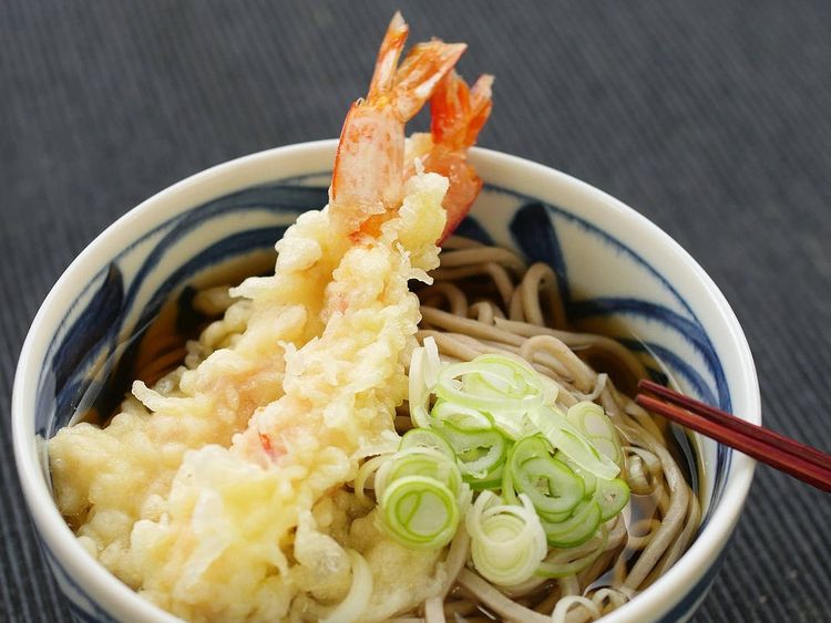 まいたけ天ぷらそば