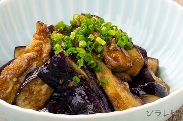 とろとろ焼なす甘酢がらめ