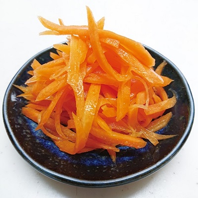 絞らない 油無しのキャロットラペの作り方☆四毒抜き よしりん の食生活にも!酢にんじん酢人参