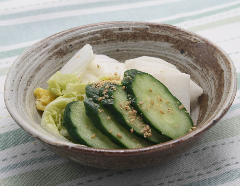 彩り野菜の白だし浅漬け