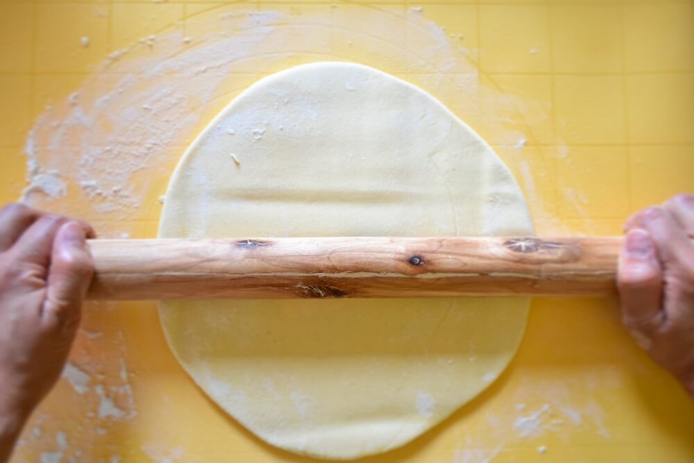 セモリナ粉100%のパスタ生地