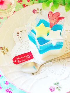 勝手に2色？不思議なオレンジゼリーの作り方 How to make two layers of orange jelly - YouTube