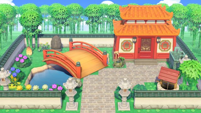 ネオン中華街どうぶつの森AnimalCrossingACNHNintendoSwitchマイデザインあつ森マイデザ