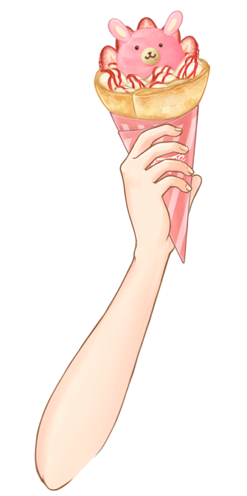 いちごのクレープのイラスト素材81602353- PIXTA