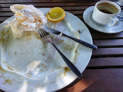 ちゃんと理解している？フォーク＆ナイフの食事中・食後のサイン食・料理オリーブオイルをひとまわし