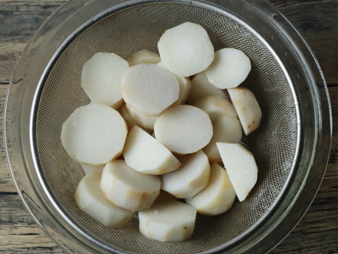 里芋の下処理 –Organic Recipeオーガニックレシピ