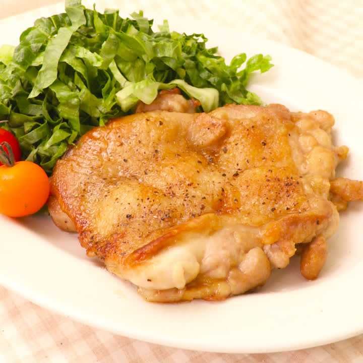 簡単レンジ蒸し鶏 鶏もも