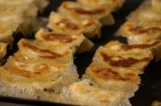 冷凍餃子の美味しい焼き方★羽根つき