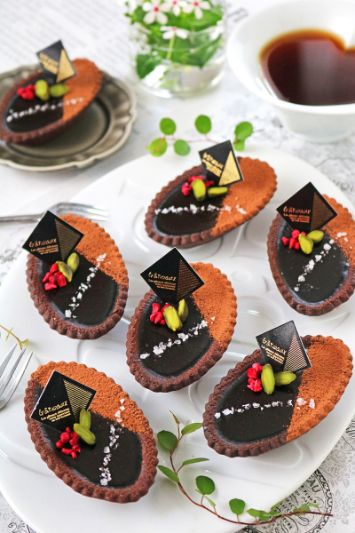 超簡単生チョコタルトのミニレシピ