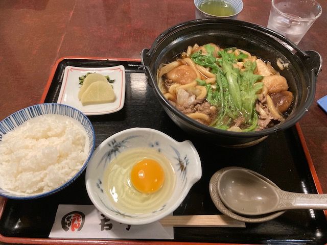 冬期限定の人気メニュー、あっつあっつの〝鍋焼きうどん定食〟 2019.12.13上田市食事処しんりんランチ 宴会