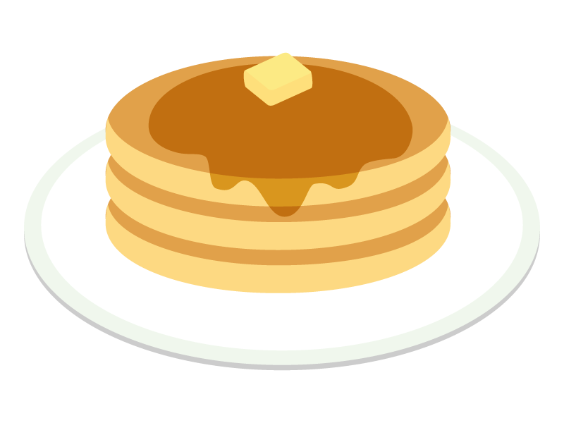 クマの形をした可愛いホットケーキ イラスト素材6482326- フォトライブラリ