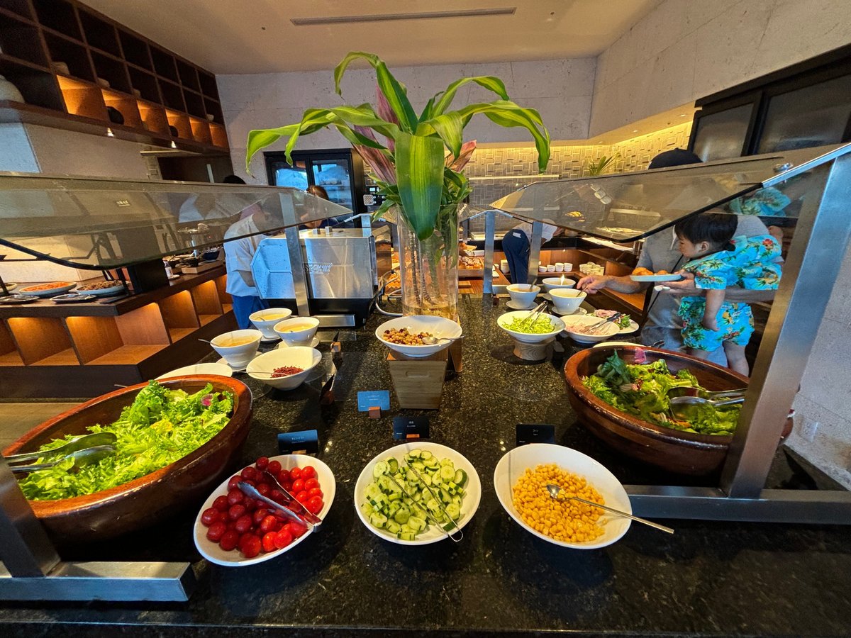 ゆったりまったり日和クラブラウンジの朝食です🍴 品数は多いとは言えないけど混み合うことも無くゆっくりできるのでおすすめです😊ハイアット リージェンシー瀬良垣アイランド沖縄リージェンシークラブラウンジクラブラウンジ朝食クラブラウンジの朝食沖縄