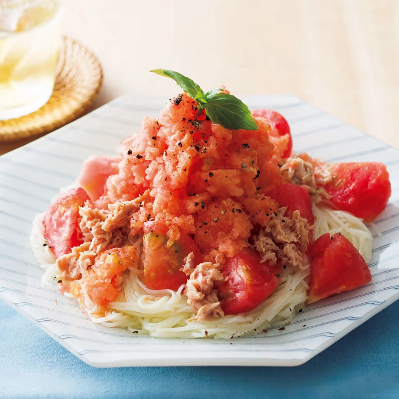 完熟トマトの夏そうめん半田めん 半田そうめん のおすすめレシピ公式通販手延半田めん・半田そうめんの小野製麺