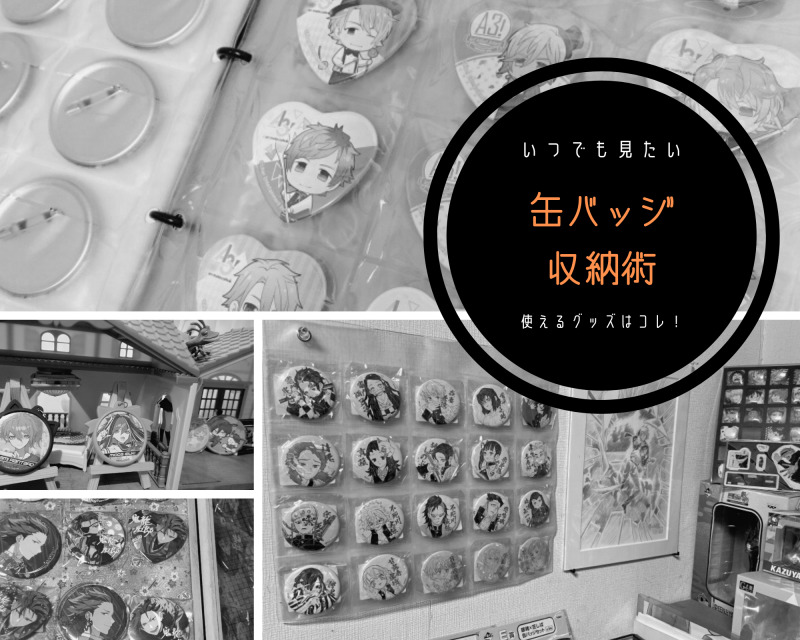 100均で 超有能！ Seriaの缶バッジファイルが「48個」も収納出来てコスパ抜群です！ 五等分の花嫁