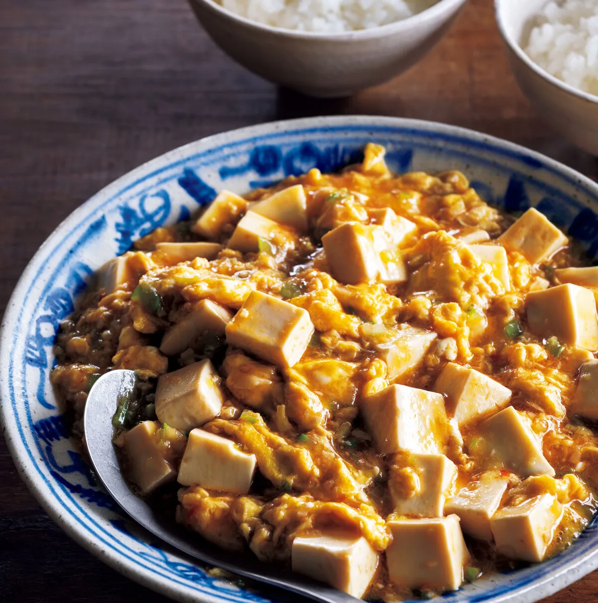 ごま麻婆卵とじ うちのごはん使用