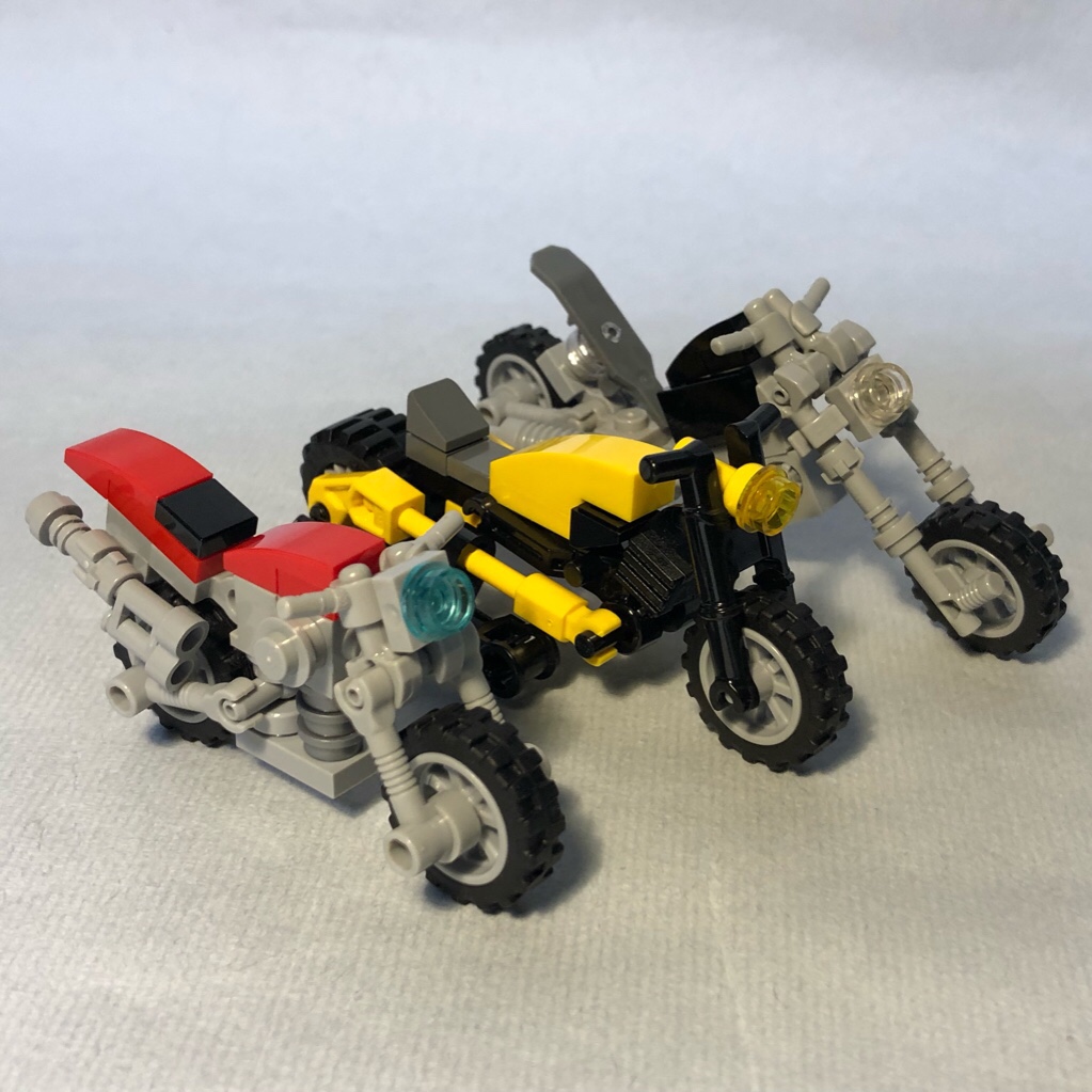 レゴ：アメリカン、バイクの作り方 LEGOクラシック10698だけで作ったよオリジナル説明書ローライダー、ハーレーダビッドソン -シドロモド記 レゴの作り方