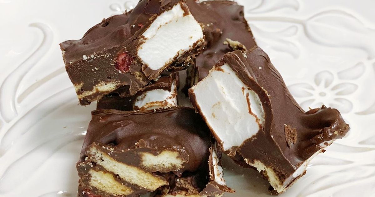 ちょっぴりオトナなラムレーズン入り☆ロッキーロード