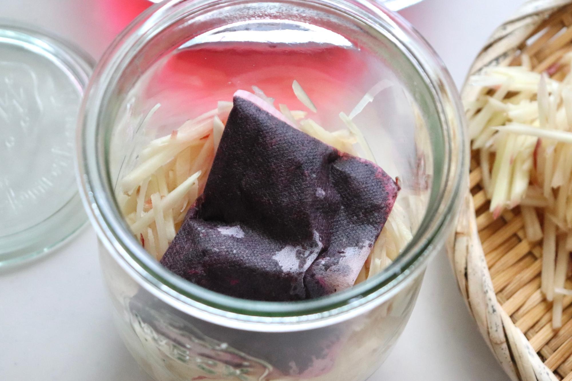 紅生姜とゆかりの混ぜご飯